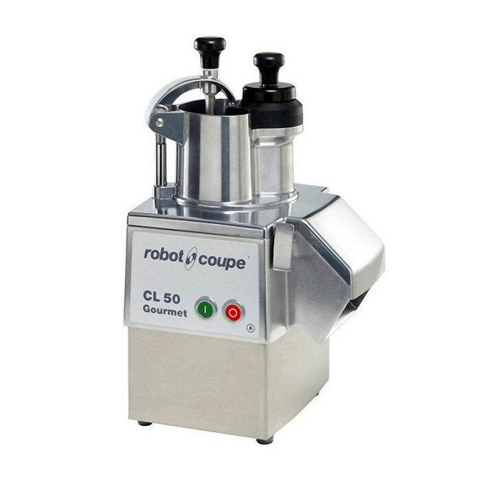 ROBOT COUPE CL50 GOURMET GROENTESNIJDER 500W-375RPM-230V/1-METAAL MOTORBLOK-ZONDER SCHIJVEN