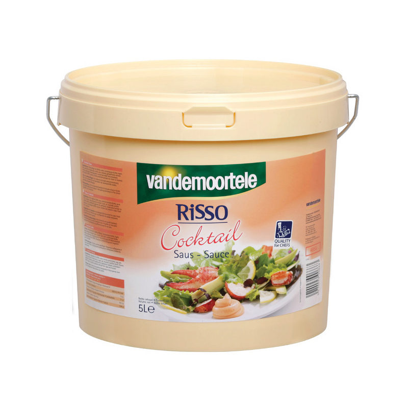 VANDEMOORTELE COCKTAILSAUS RISSO 5L EMMER