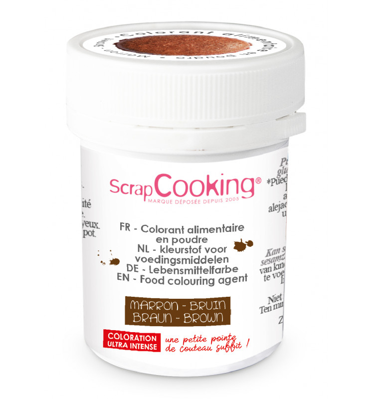 SCRAPCOOKING HYDRO FOOD COLORING BROWN 5GR