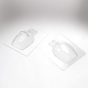 074083 PCB MOULES OEUF LAPIN POUR 6 SUJETS 15X9,3CM P.SUJET 9,5 CM 12PCES ***S/CD***