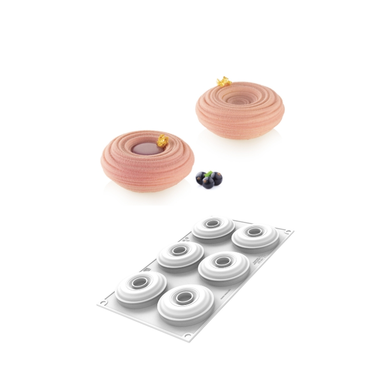 SILIKOMART SILICONE MOLD SARA 100 Ø7.5CM H3CM