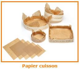 LOT DE RECHARGES PAPIER CUISSON POUR COMTE COLIS DE 100 PIECES