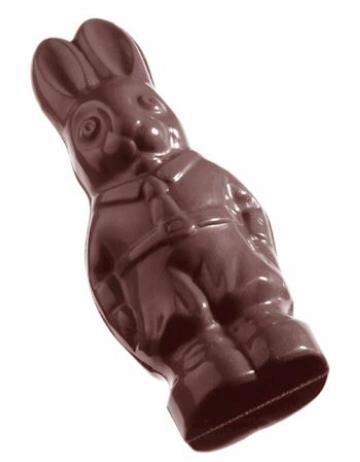 CHOCOLATE MOLD STRAIGHT HARE CW1182 1X10 -- 23GR