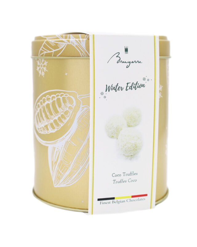 BRUYERRE BOITE METAL WINTER TRUFFE COCO 250GR 6X250GR