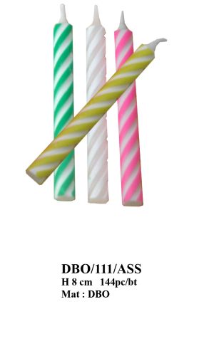 BOUGIES 10 ANS ASS.144 PCES