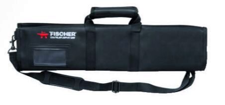 FISCHER KNIFE CASE FOR 8 KNIVES + 2 EMPTY ACCESSORIES POCKETS
