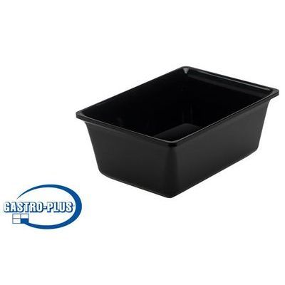 RECTANGULAR SALAD BOWL 2.0KG BLACK 24X17.5XH10CM