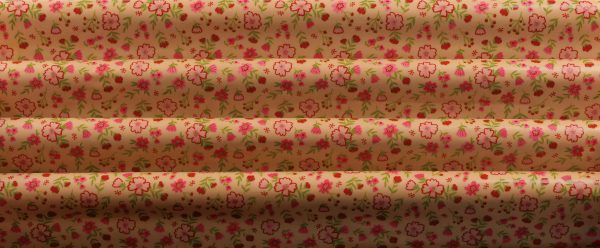 060860 PCB BEDRUKTE VELLEN FLORA 40X25 CM 17 STUKS ***S/CD***