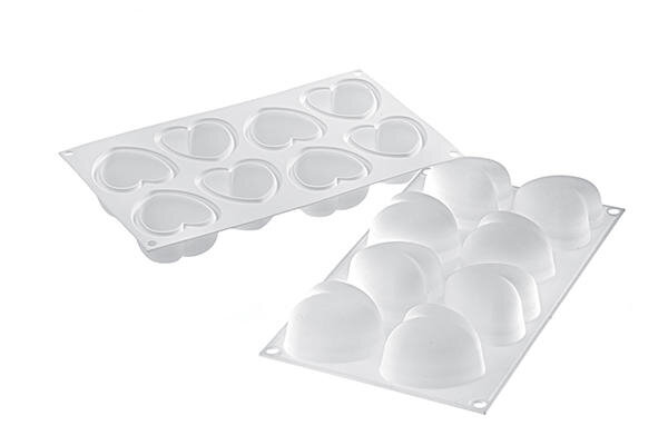 SILIKOMART AMORINI 100 MOLD 63 X 65MM H 39 MMVOL 100ML CURVEFLEX