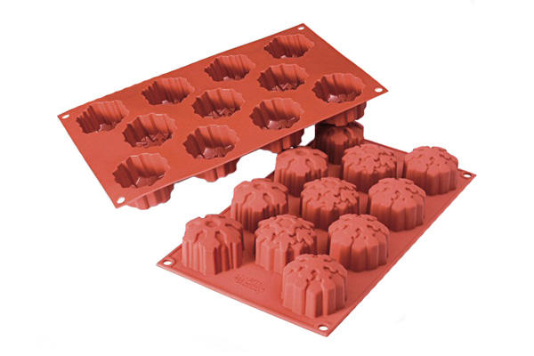 *FF* SILIKOMART SF115 MOULE 11 FLOCONS NEIGE Ø56  H35MM 60ML ANTI-ADHESIF GN1/3 -50° À 250°