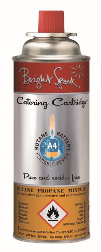 BRIGHT SPARK CARTOUCHE A GAZ A4 P/CHALUMEAU A GAZ-220GR LA PIECE 