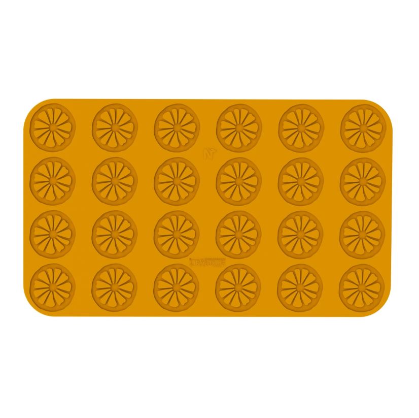 SILIKOMART NATURAE PRO ARANCIA & LIMONE SILICONE MOLD N.24 Ø6CM H2MM VOL 2.2ML