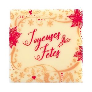 070453 PCB SQUARES CB WINTER WIND 4 CM 120PCES ***s/cd***