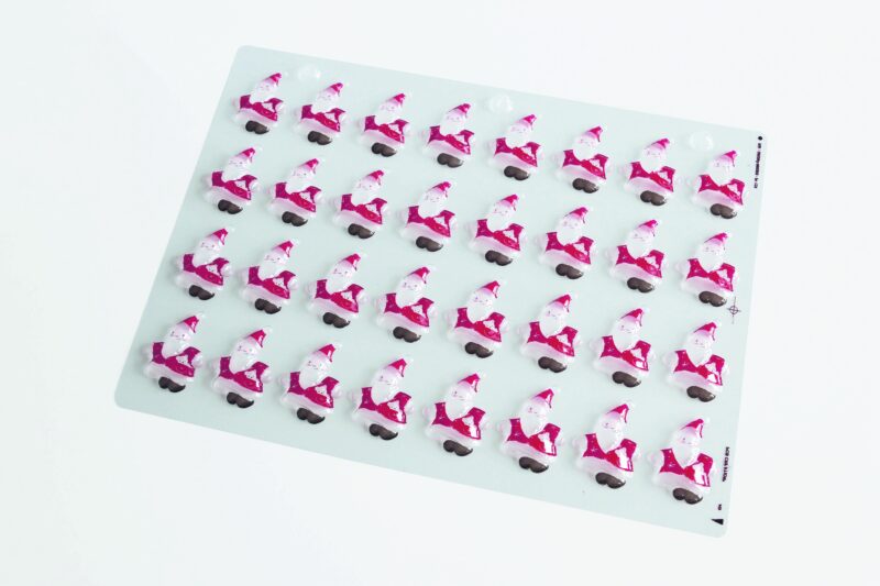 065203 PCB BLISTERS FLYING SANTA CLAUS 64 PRINTS 5.8X4.5 CM 2PCS ***S/CD***