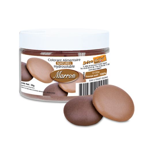 NATUURLIJKE BRUINE KLEURSTOF NAH04 50GR