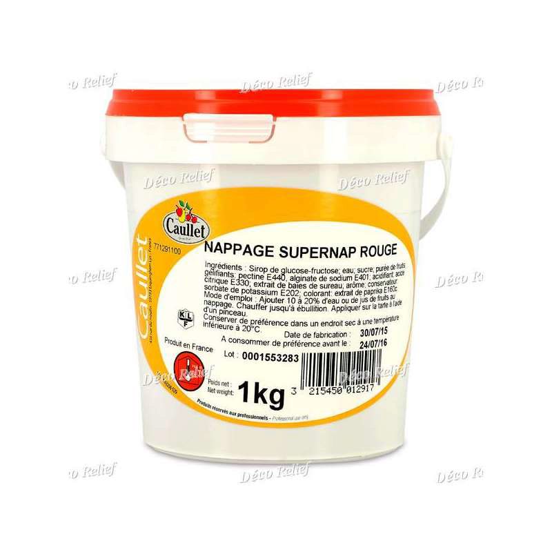 SUPERNAP RED CAULLET TOPPER 1KG