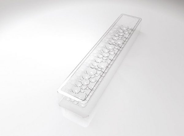 000366 PCB MOULES BÛCHES BOULES 51X8 CM H. 6,5 CM4PCES ***s/cd***