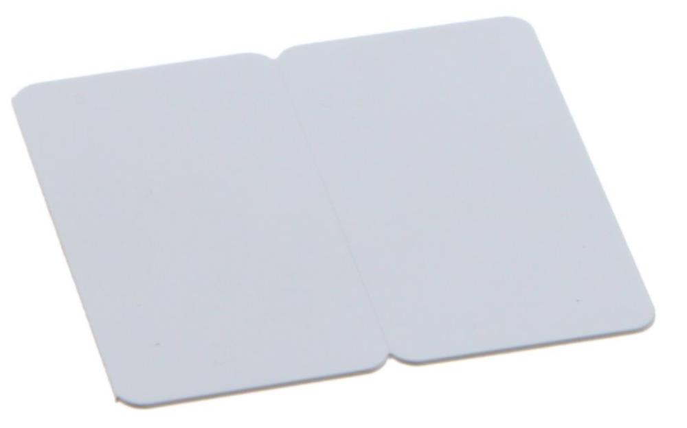 EDIKIO TRI-CARDS 3-PART BREAKABLE WHITE PVC 0.76MM ACCESS/FLEX/DUPLEX PACK OF 100 PCES