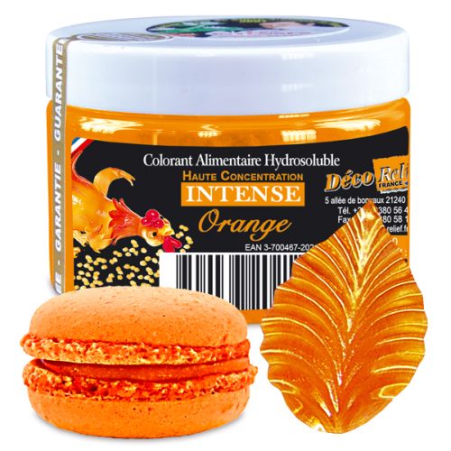 WATEROPLOSBARE KLEURSTOF INTENS ORANJE E110 - INT31 50GR