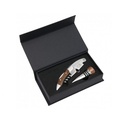 LE CREUSET SOMMELIER STAINLESS STEEL/WOOD & STOPPER GS190