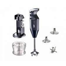 BAMIX MIXER DE LUXE M200 NOIR-SUPPORT MURAL+MOULIN+ACCESSOIRES
