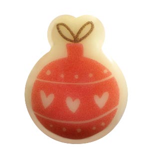 065082 PCB CHRISTMAS BALLS CB ACIDULATE 5 DESIGNS 2.2X1.8 CM 300PCS ***S/CD***