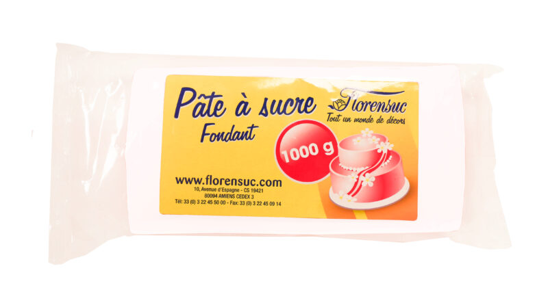 25472 PATE A SUCRE 1KG MODECOR BLANCHE