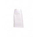 SNV TABLIER CHEF LONG BLANC SANS POCHE 100X90CM 100% COTTON