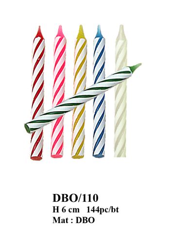 KAARS 1 JAAR DBO110 VERJAARDAG ASS 144 STUKKEN