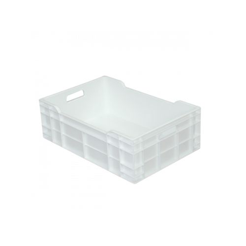 FULL WHITE BOX 60X40CM HT20CM 40L WITH HANDLES