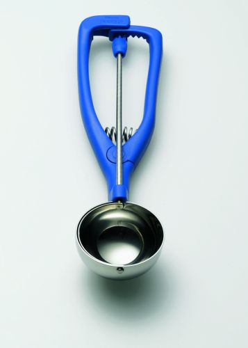 INOX BAKELIET IJSLEPEL ET BLAUW HANDEL 1/30 DIAM 49MM 33ML MODEL K=STUK***OP BESTELLING