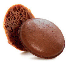 PIDY LARGE CHOCOLATE MACARON Ø6.9CM 64 PCES READY TO FILL