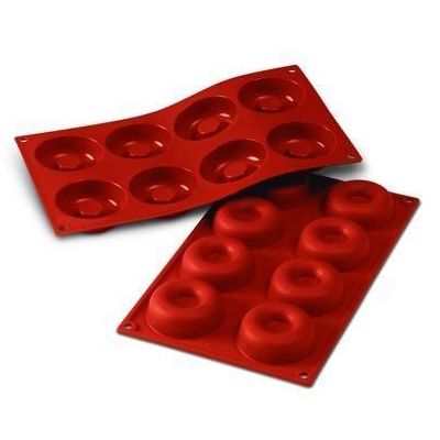 SILIKOMART SF011 MOULE 8 SAVARIN Ø65 H 21MM 50ML ANTI-ADHESIF GN1/3 -50° À 250°