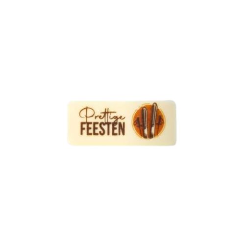 2015671 PRETTIGE FEESTEN SKI PLATE 5.5X2.3CM 100PCS ***S/CDE***