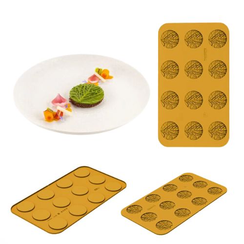 SILIKOMART NATURAE PRO MOULE SILICONE VERZA 12 N.12 Ø7CM H0,5CM