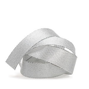 RUBAN ARGENT PAILLETTE  "FLARE" 25MM X 50M