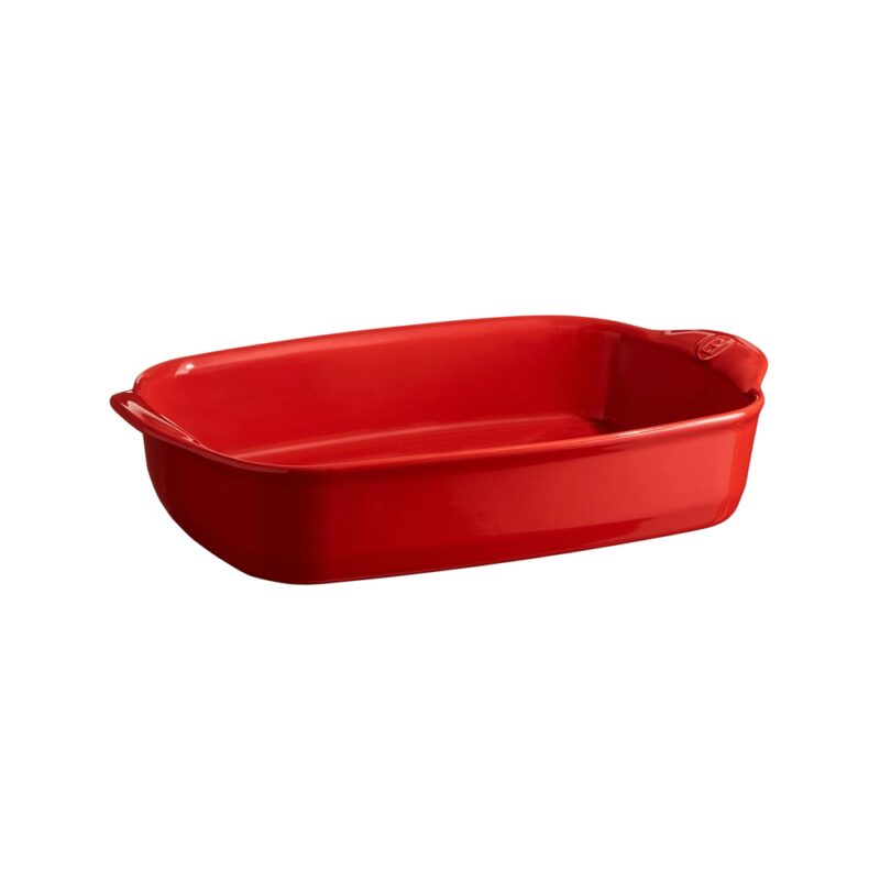EMILE HENRY ROASTING DISH G.CRU 36X23CM 2.70L- RED