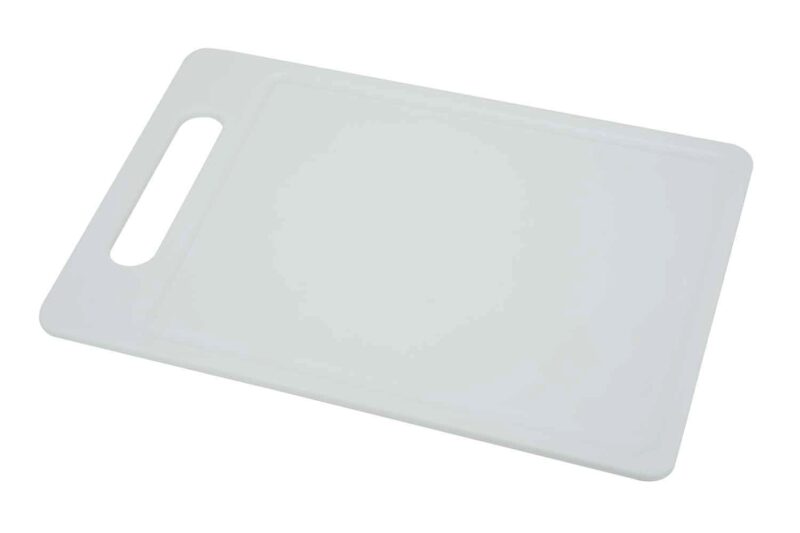 C&T CUTTING BOARD PP WHITE RECT 38X26XH0.75CM