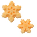 SNOW STAR ASSORTMENT MOLD POLYCARB WHITE DIA30ET40MM