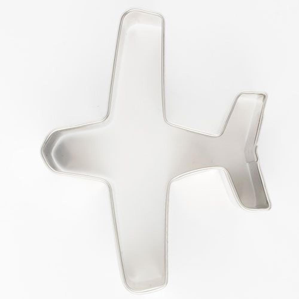 STAINLESS STEEL COOKIE CUTTER AIRPLANE 7CM