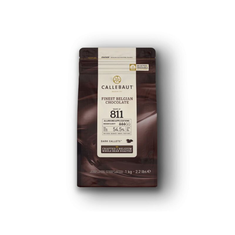 CALLEBAUT 811-E1-U68 FONDANT 55% EN CALLETS 1KG