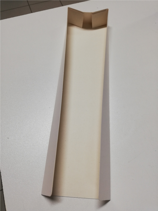 CARTON HOT DOG SUPPORT WHITE 28X7.5CMX3CM 500PCS