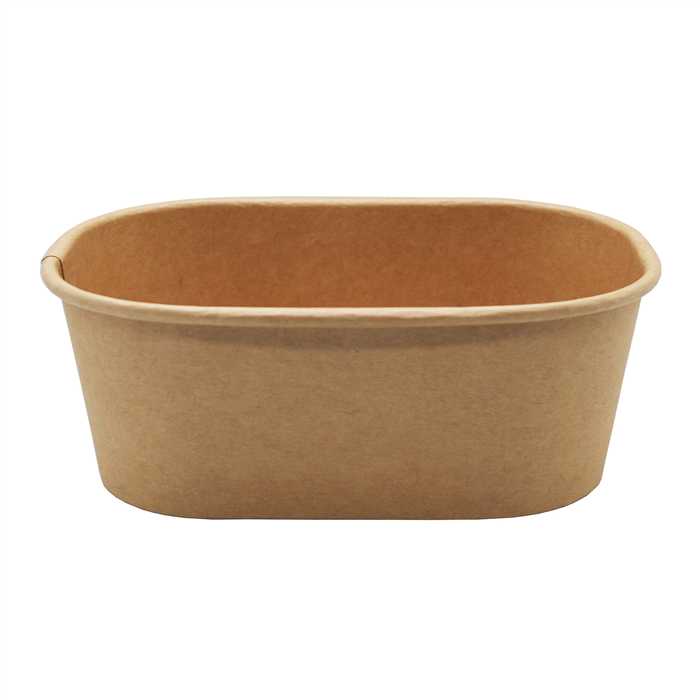 KRAFT+PE SCHAAL 17X12X6CM 750ML 25ST