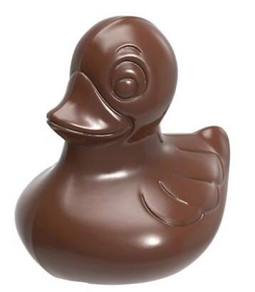 DUCK CHOCOLATE MOLD CW1640 34X35XHT14MM 3X6 -- 12GR
