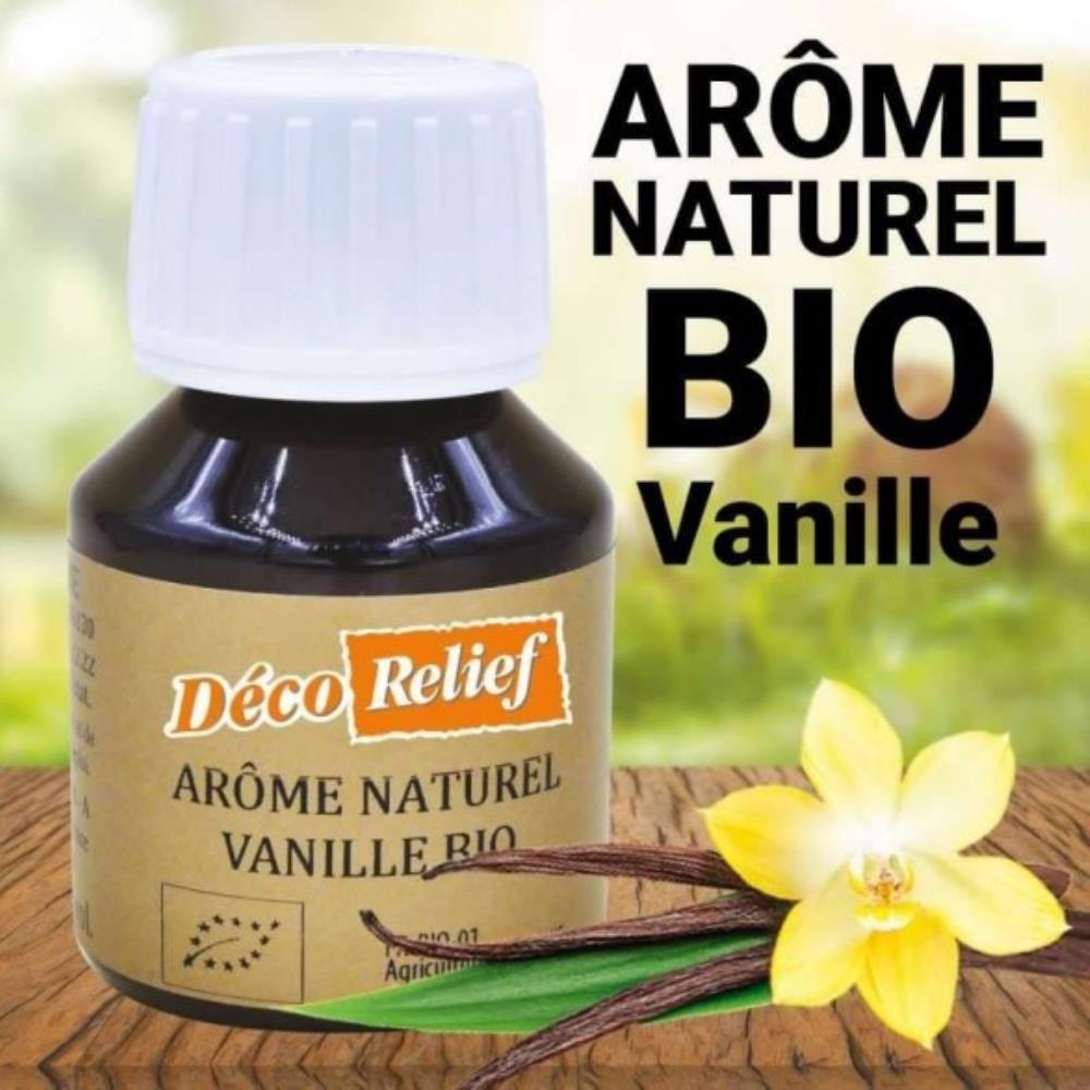 WATER-SOLUBLE VANILLA ORGANIC AROMAS 58ML