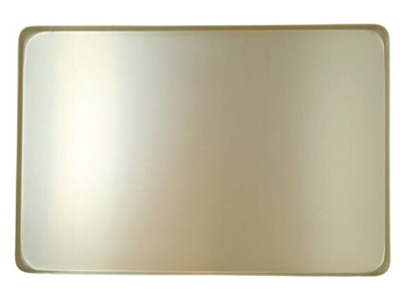 GOUDEN ALUMINIUM SCHAAL 48X32X2CM