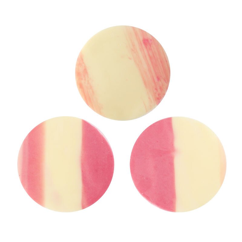 34044 MARBLED CIRKLE PINK 5,5CM 100PCS ***OP/ORDER***
