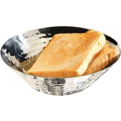 APS CORBEILLE À PAIN 16CM HT 5CM INOX MARTELLE - 30276