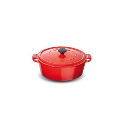 FONTIGNAC OVALE SUDDERPOT 33CM - 6,0L ROOD