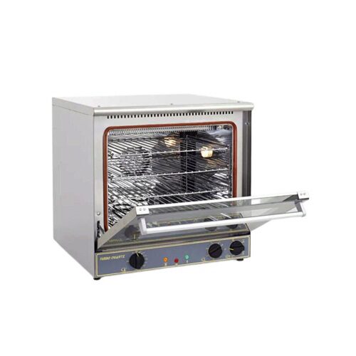 MULTIFUNCTIE OVEN ROLLER GRILL FC60TQ INOX TURBO QUARTZ 60L-4 VERDIEPINGEN GN2/3